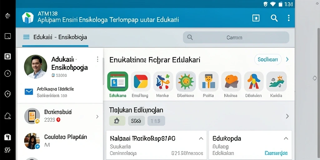 Tampilan antarmuka aplikasi ATM138 yang informatif dan mudah dinavigasi.