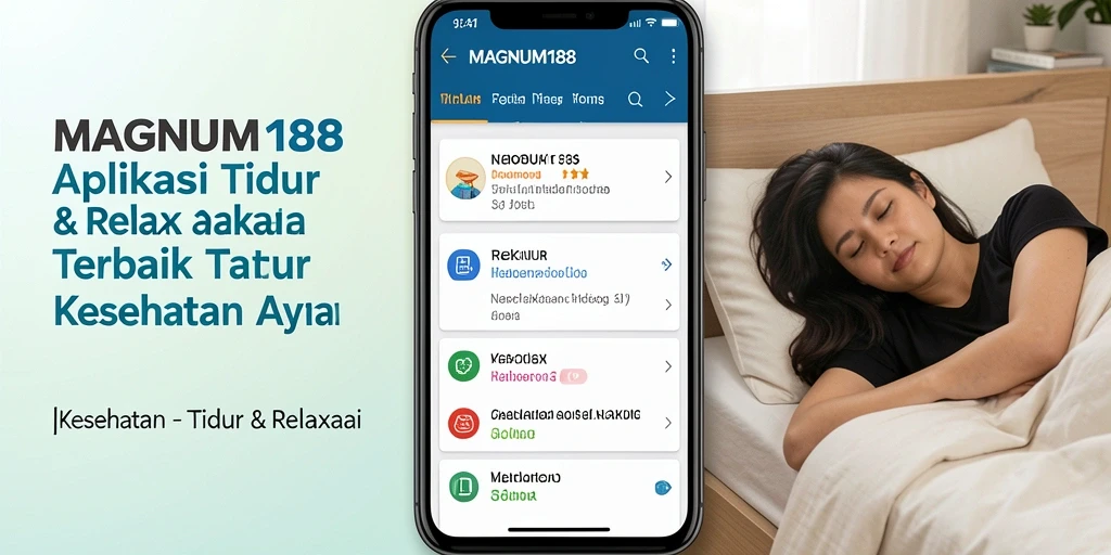 Tampilan antarmuka aplikasi MAGNUM188 yang nyaman dan menenangkan.